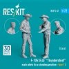 RESKIT RSF72-0057 F-105 (F, G) Thunderchief male pilots (in a standing position - type 1 ) (2 pcs) (3D Printed) (1/72)